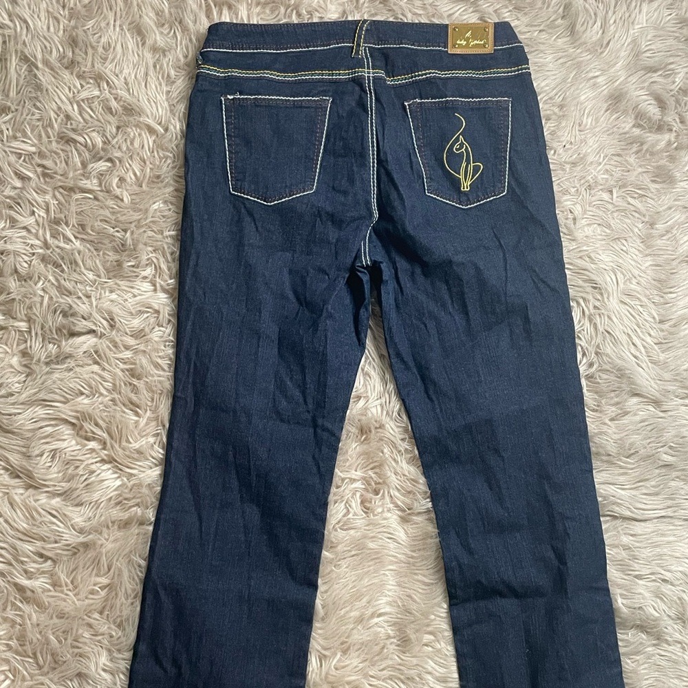 Vintage Baby Phat Jeans Co. Size 16 Womens Blue Bootcut Gold Label Pants